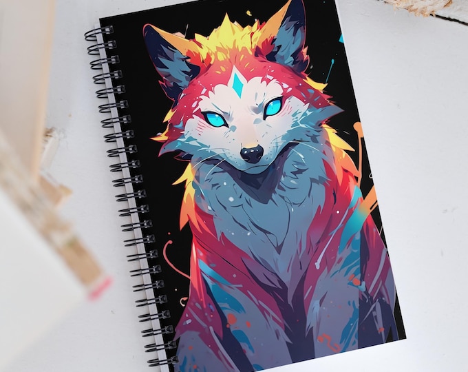 Anime Monster Spiral notebook