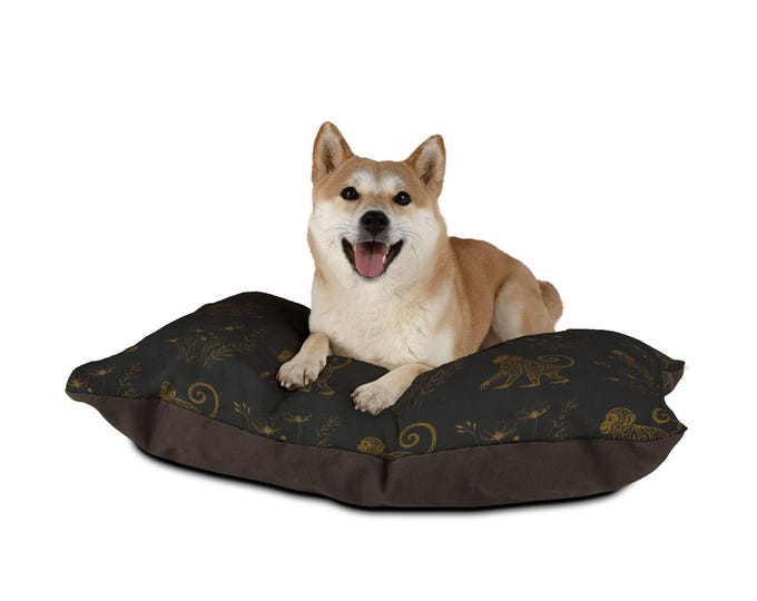 Bohemian Pet Bed for Dogs and Cats, Stylish Animal Print Dog Bed, Cozy Cat Bed for Home Decor, Unique Pet Gift Idea