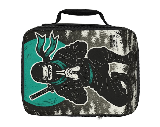 Ninja Lunch Bag, Fun Kid's Lunchbox, Stylish Meal Carrier, Perfect for School, Picnic, and Ninja Lovers, Summer Camp, Anime lunch bag