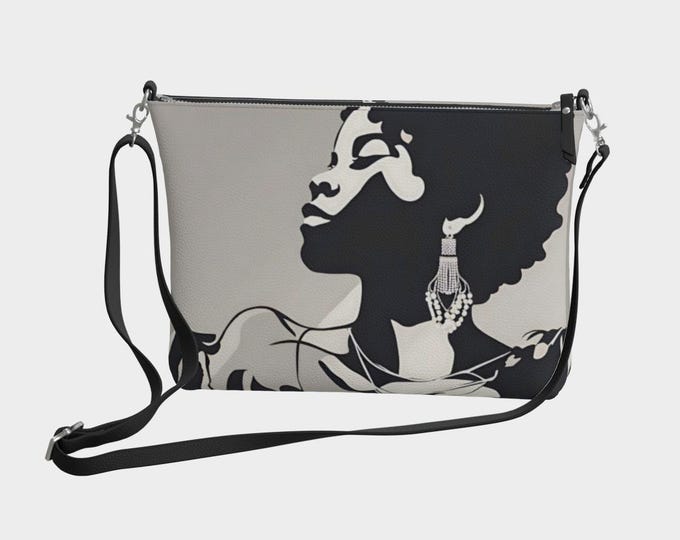 Be Yourself Vegan Leather Crossbody Purse