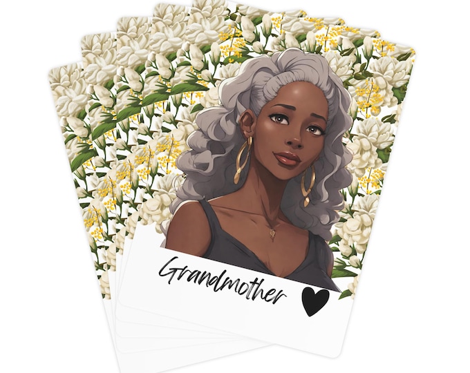 Deck of Cards: Black Woman Grandmother Design