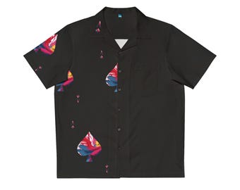 Ace of hearts! Men&#39;s Hawaiian Shirt