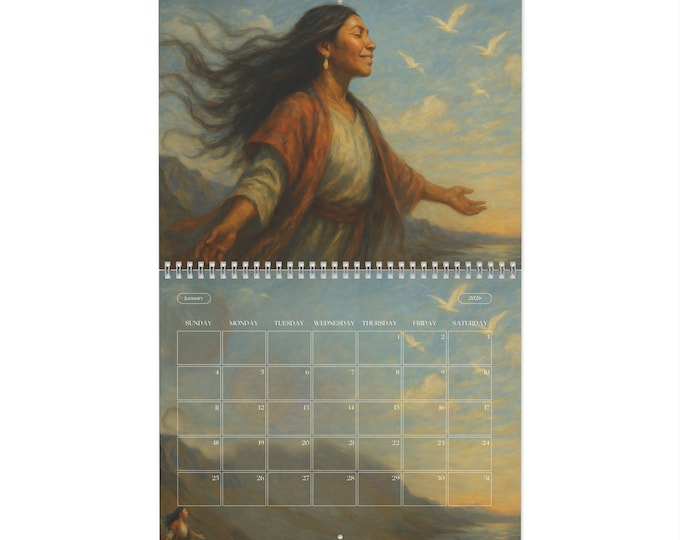 2026 Wall Calendar The Year of You :Thinking Feeling and Strength Through the Elements