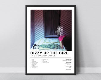 Poster dell'album Goo Goo Dolls / Dizzy Up the Girl / Arte murale rock anni '90 / Poster musicale stampabile / Download digitale / Decorazione per la stanza / Regalo per i fan