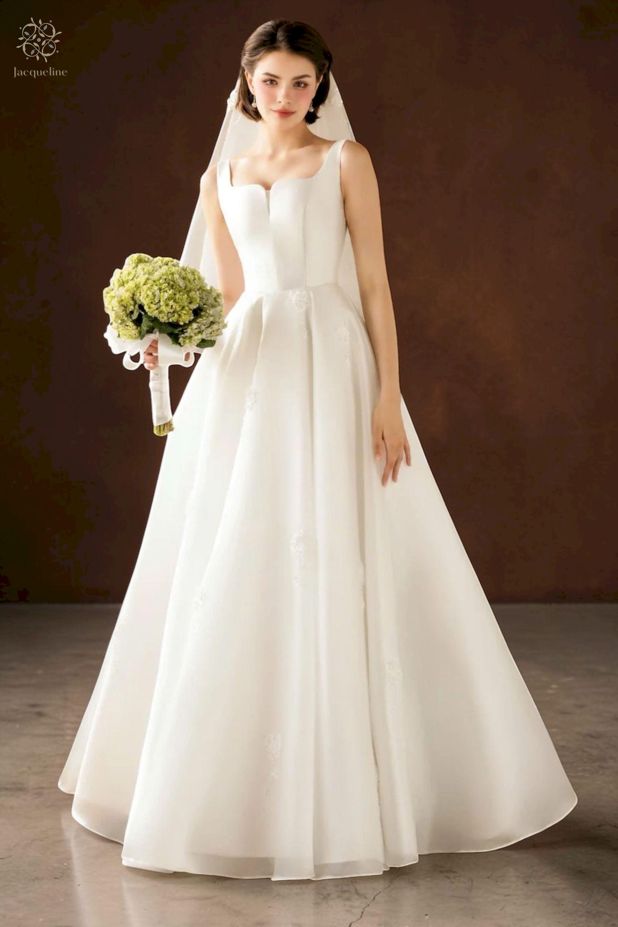 simple a line sweetheart wedding dress Simple Ivory Satin A-line Sweetheart Wedding Dresses, Cheap Bridal Gown,  MW701