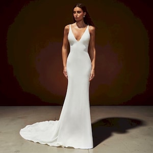 low cut back white dress Shona Joy La Lune Low Back Maxi Dress in White