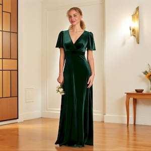 slim fit dress slacks Primavera Couture 3352 Size 6 Forest Green Cocktail Dress Short Sequin Backless V Neckline