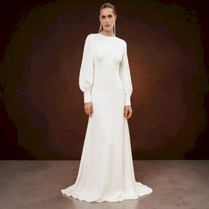 etsy long dresses Modest Empire Waist Long Dresses