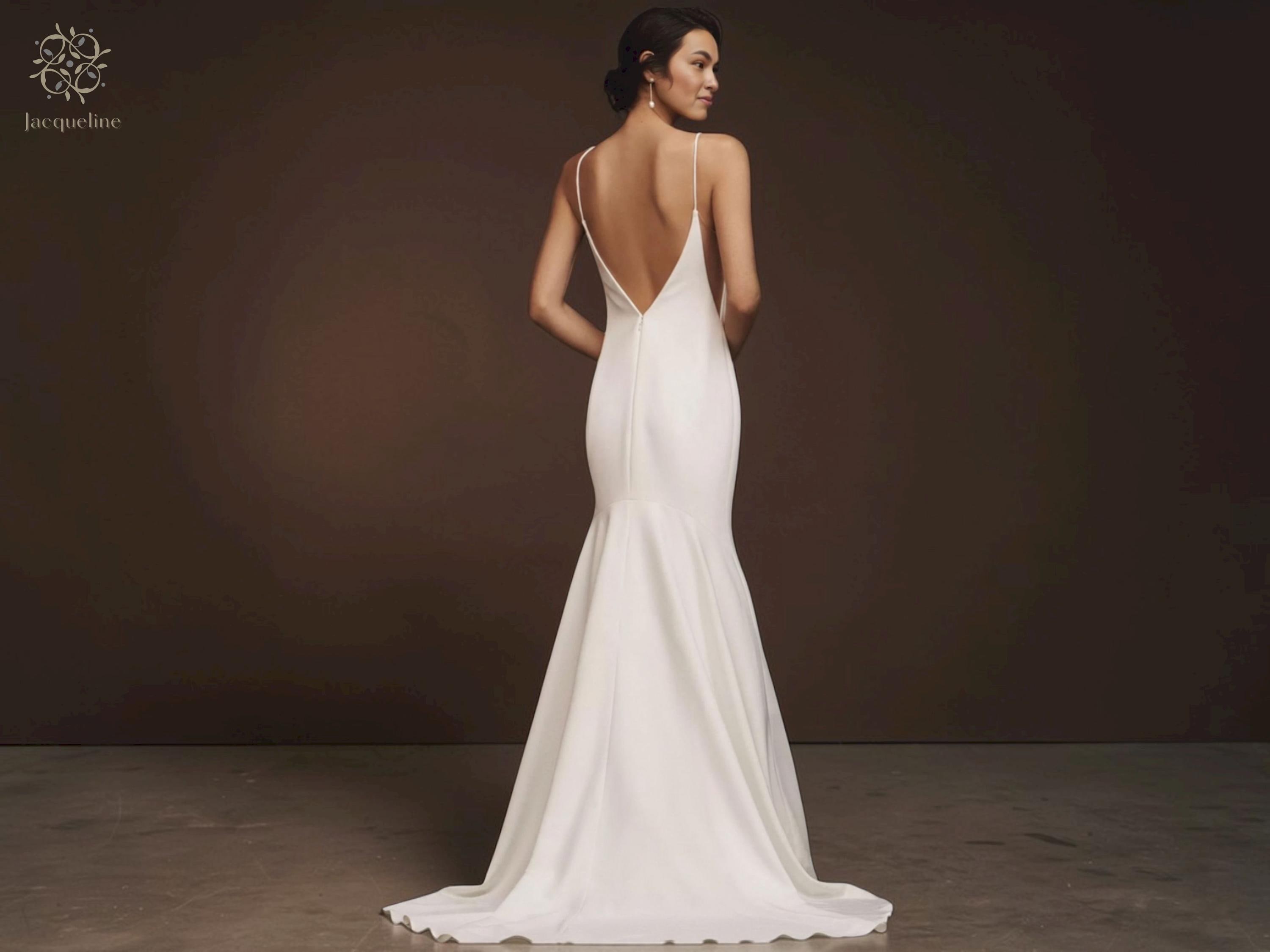 sachin and babi light blue dress BABARONI Tulle Ivory Wedding Dresses A-line V-neck Chapel train Sleeveless  Appliqued  BABARONI UK