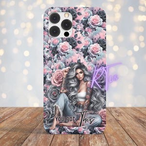Sublimationsdesign, Tattoo Girl, freche Zitate, Telefonhüllen Designs, Sublimationsdrucke, Rhiannon Thatcher, You Got This, Tattoo-Girl-Designs