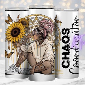 20 Unzen Becher, positive Zitate, Tattoo Girl, freche Zitate, 20 Unzen Becher Design, Digital, Sublimationsdrucke, Rhiannon Thatcher,