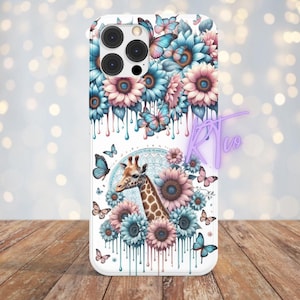 Giraffe, Sublimationsdesign, Tattoo-Girl, freches Zitat, Telefonhüllen-Designs, Sublimationsdrucke, Rhiannon Thatcher, freches Tattoo-Girl Design