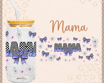 Mamá, diseños de envolturas de sublimación, grunge, PNG de 16 oz, descarga digital, más vendido, Rhiannon Thatcher, UVDTF, damas, lazos