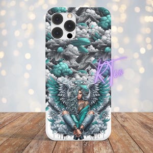 Sublimationsdesign, Tattoo Girl, freche Zitate, Telefonhüllen Designs, Sublimationsdrucke, Rhiannon Thatcher, freche Tattoo Girl designs
