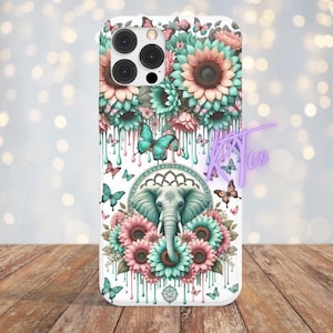 Elefant, Sublimationsdesign, Tattoo-Girl, freches Zitat, Telefonhüllen-Designs, Sublimationsdrucke, Rhiannon Thatcher, freches Tattoo-Girl Design