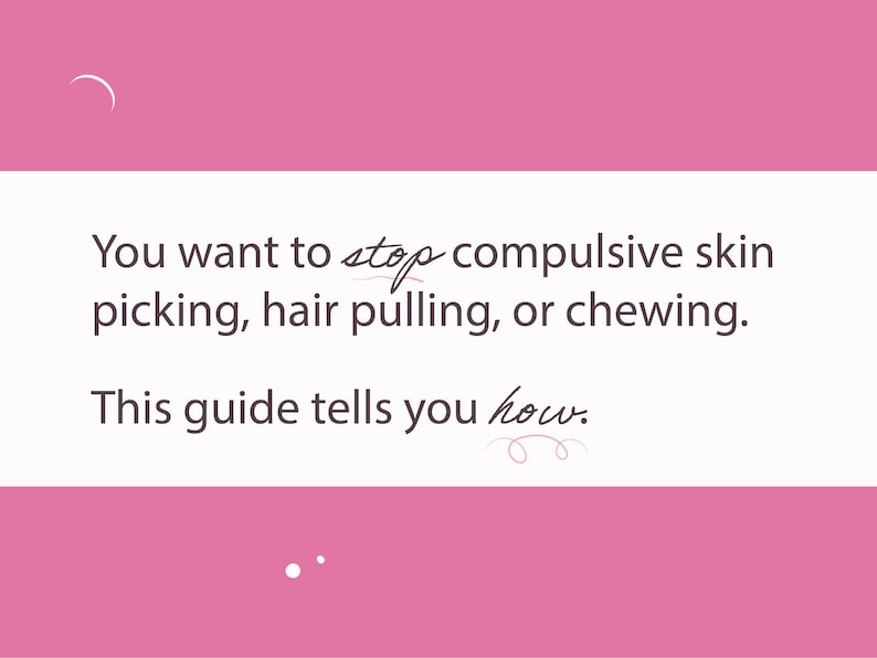 BFRB Ebook - How to Stop Skin Picking, Hair Pulling & More (epub File) image 2