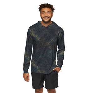 Men's Sporty Warmup Hoodie | Athleisure Top for Gym, Jogging, Outdoor Activities, Holiday Gift Idea, Comfortable Layering