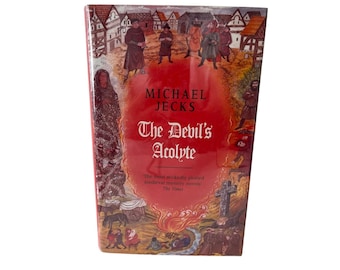 Signed 1st Edition Michael Jecks Devil's Acolyte 2002 Hardcover Mystery
