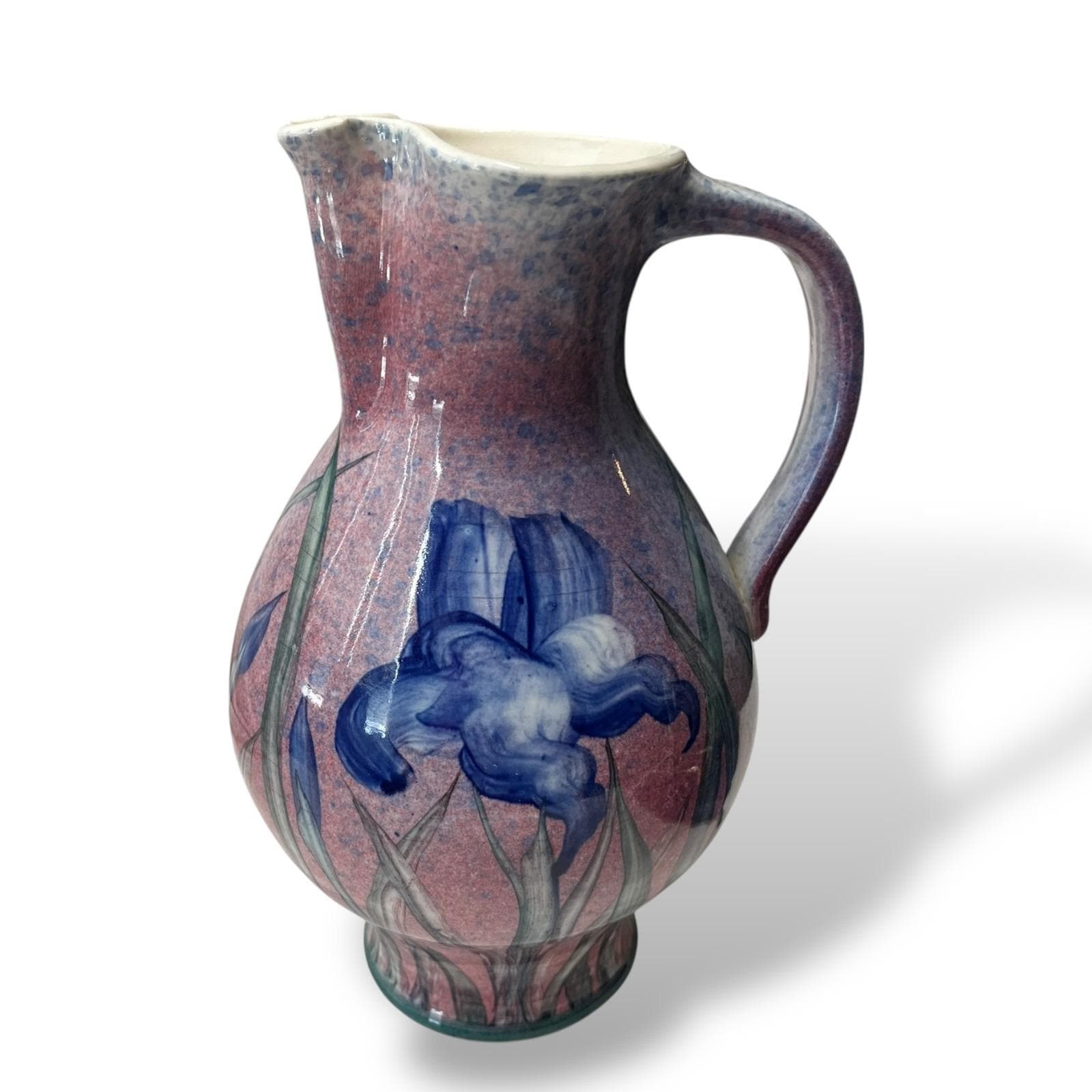Iris Pottery Pitcher - Etsy display picture 1