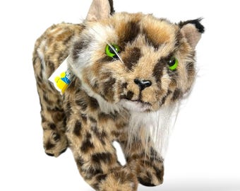 Vintage 1978 Dakin Pillow Pets Bobcat "Wildfire" Stuffed Animal