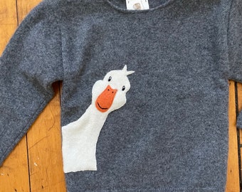 Duck Cashmere Sweater 2-3 year old