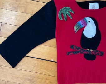 Toucan Cashmere Sweater 3-4 year old