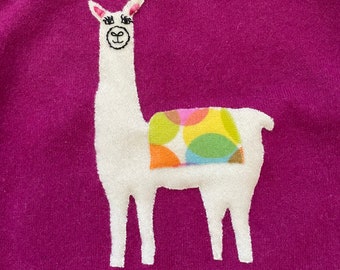 Llama Cashmere Sweater 4-5 year old