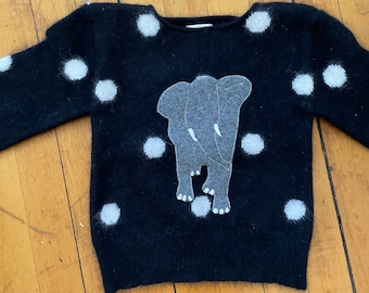 Elephant Cashmere Sweater 3-4 year old