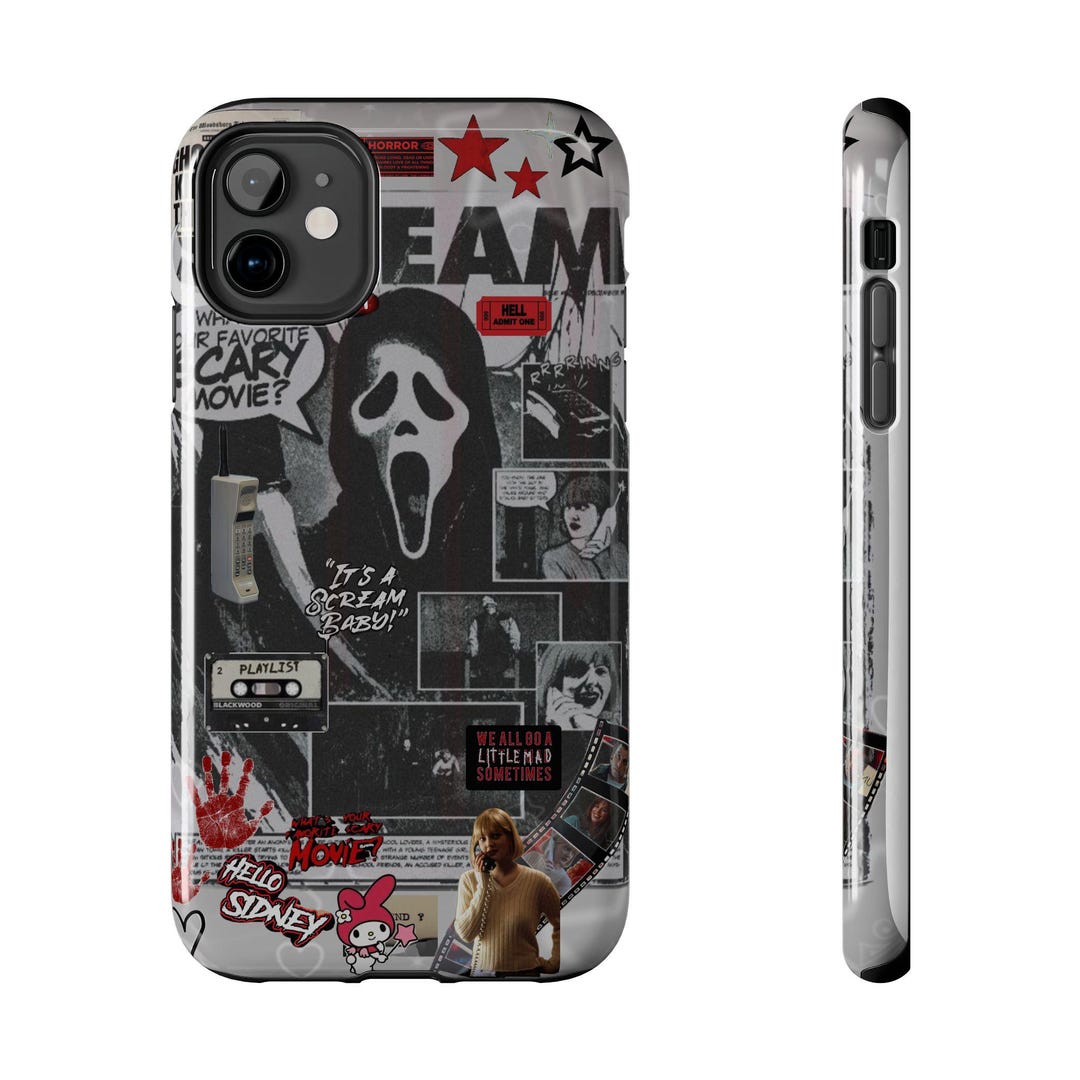 Case Scream Scream Movie Collage Horror Movie Art Tough iPhone Cases - Etsy