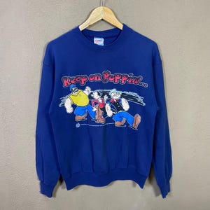 Vintage 1993 POPEYE Classic Cartoon Sweatshirt