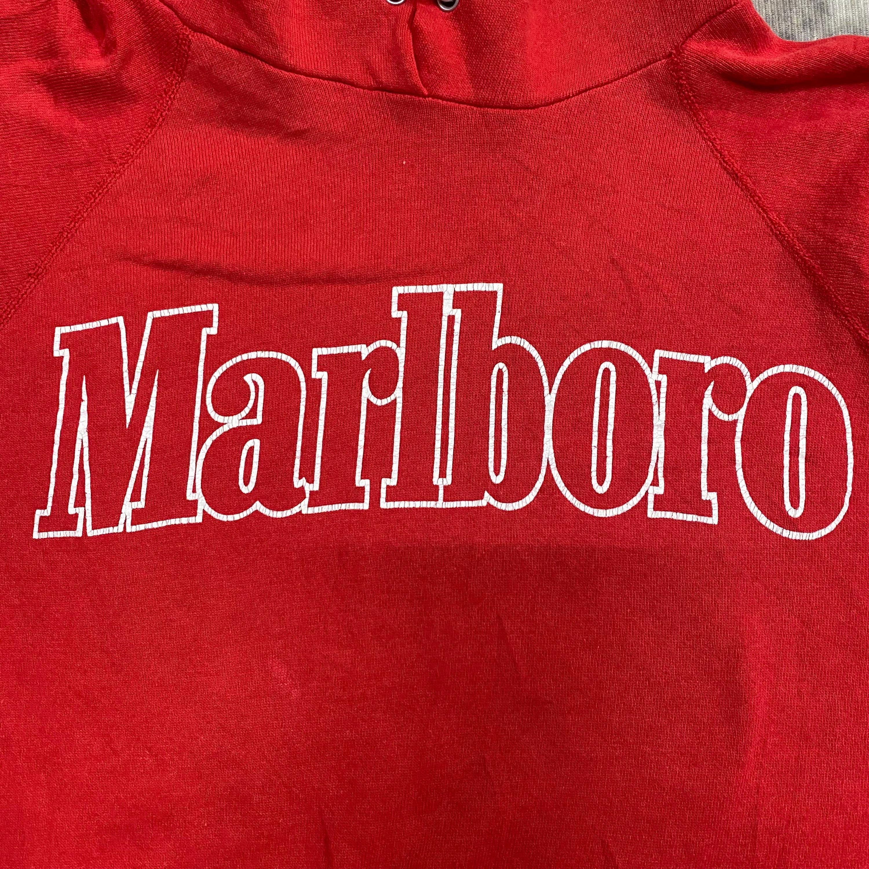 Vintage 90s MARLBORO Spellout Hoodie - Etsy