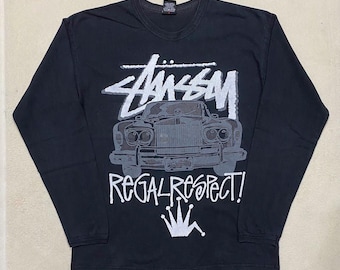 Vintage 90's STUSSY Regal Respect Long Sleeve Tee