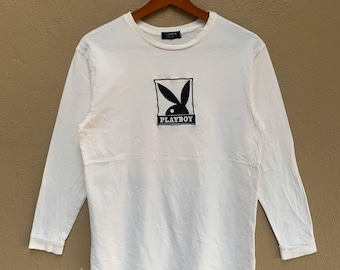 Vintage Y2K PLAYBOY Classic Magazine Style Long Sleeve Tee