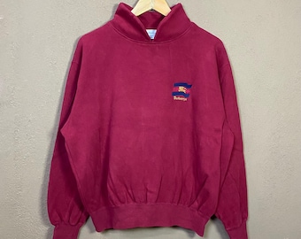 Sudadera vintage BURBERRY con cuello