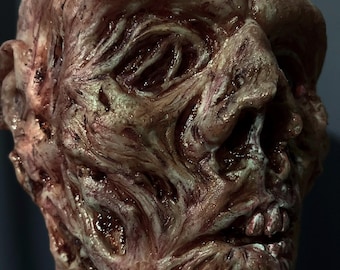 LifeSize Silicone zombie bust.