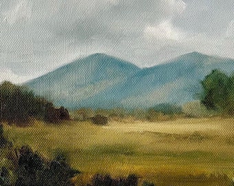 Art Print Mountain Forest Scene, Oil Painting Print, Kennesaw Mountain Marietta Georgia, Landscape Nature Wall Art 8x10, 11x14