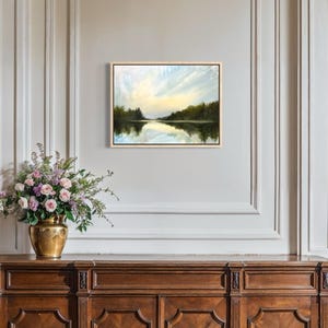 Framed Oil Painting - Georgia Landscape Art, 18x24 Canvas
