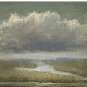 Oil Painting Landscape Print, Charleston Marshland Print, Oil Painting Print of Painting 8x10 or 11x14, South Carolina Art, Marsh Print