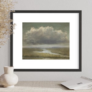 Charleston Marshland Oil Painting Landscape Print - 5x7, 8x10 or 11x14 - South Carolina Art