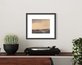 Oil Painting Art Print, Abstract Landscape, 5x7 or 8x10 Giclee Print, Print of Oil Painting, Small Art Print, Home Decor