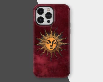 Funda Boho Sun, resistente para amantes del sol, iPhone 17, 16, 15, 14, 13, 12, 11 Pro Max, Samsung S25, S24, S23, ideal para regalos y celebraciones.