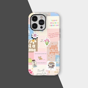 Aesthetic Quote Phone Case, Inspirational Phone Case, Mental Health Phone Case, iPhone 17 16 15 14 13 12 11 Pro Max, Samsung S25 S24 Ultra