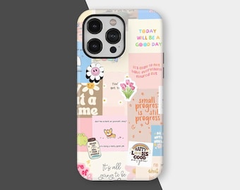 Aesthetic Quote Phone Case, Inspirational Phone Case, Mental Health Phone Case, iPhone 17 16 15 14 13 12 11 Pro Max, Samsung S25 S24 Ultra