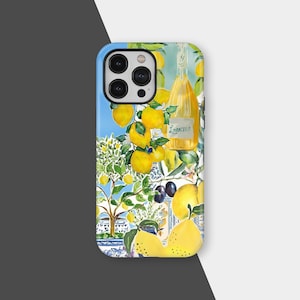 Italy Phone Case Amalfi La Dolce Vita Cover for iPhone 16 15 14 13 12 11 Pro Max, Samsung S25 S24 S23 S22 Plus Ultra