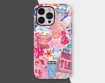 Coquette Collage Preppy and Cute Pink Aesthetic Phone Case For iPhone 16 15 14 13 12 11 Pro Max, Samsung S25 S24 S23 S22 Plus Ultra
