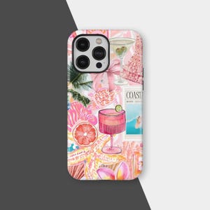 Kokette Collage Handyhülle, niedliche ästhetische Handyhülle, iPhone 16 15 14 13 12 11 Pro Max, Samsung S25 S24 S23 S22 Plus Ultra