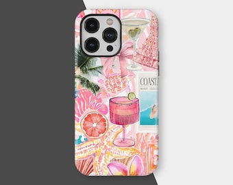 Coquette Collage Phone Case, Preppy and Cute Aesthetic Phone Cases, iPhone 16 15 14 13 12 11 Pro Max, Samsung S25 S24 S23 S22 Plus Ultra