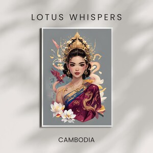 Donne asiatiche potenti: raccolta di ritratti – Leggende, forza e cultura (CAMBOGIA)