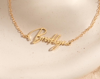 Personalized Name Bracelet, Gold Plated Stainless Steel Bracelet, Waterproof Gift Jewelry, 3 Colors, 5 Font Styles