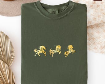 Comfort Colors 2026 Year of The Fire Horse Shirt by Haku Raku Chinese New Year Tee Year of the Horse Tee Chinese Zodiac Gift Lunar New Year